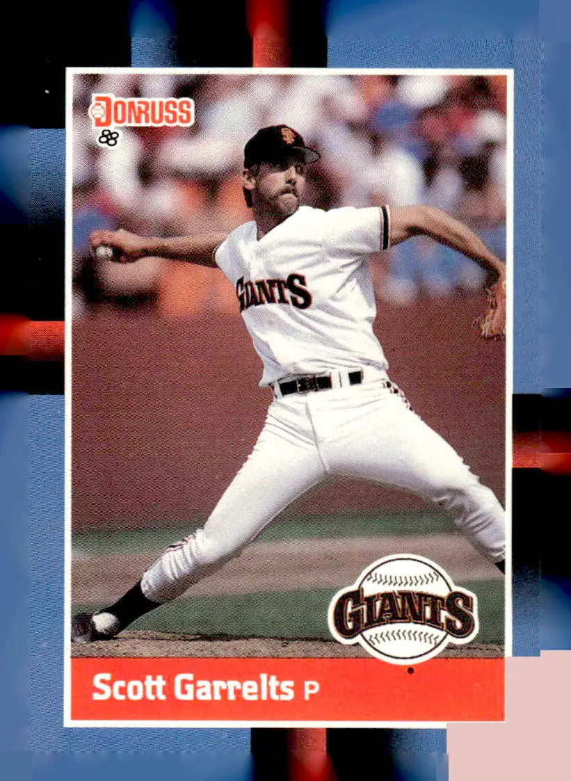 1988 Donruss Scott Garrelts baseball card 80b Scott Garrelts collectible image