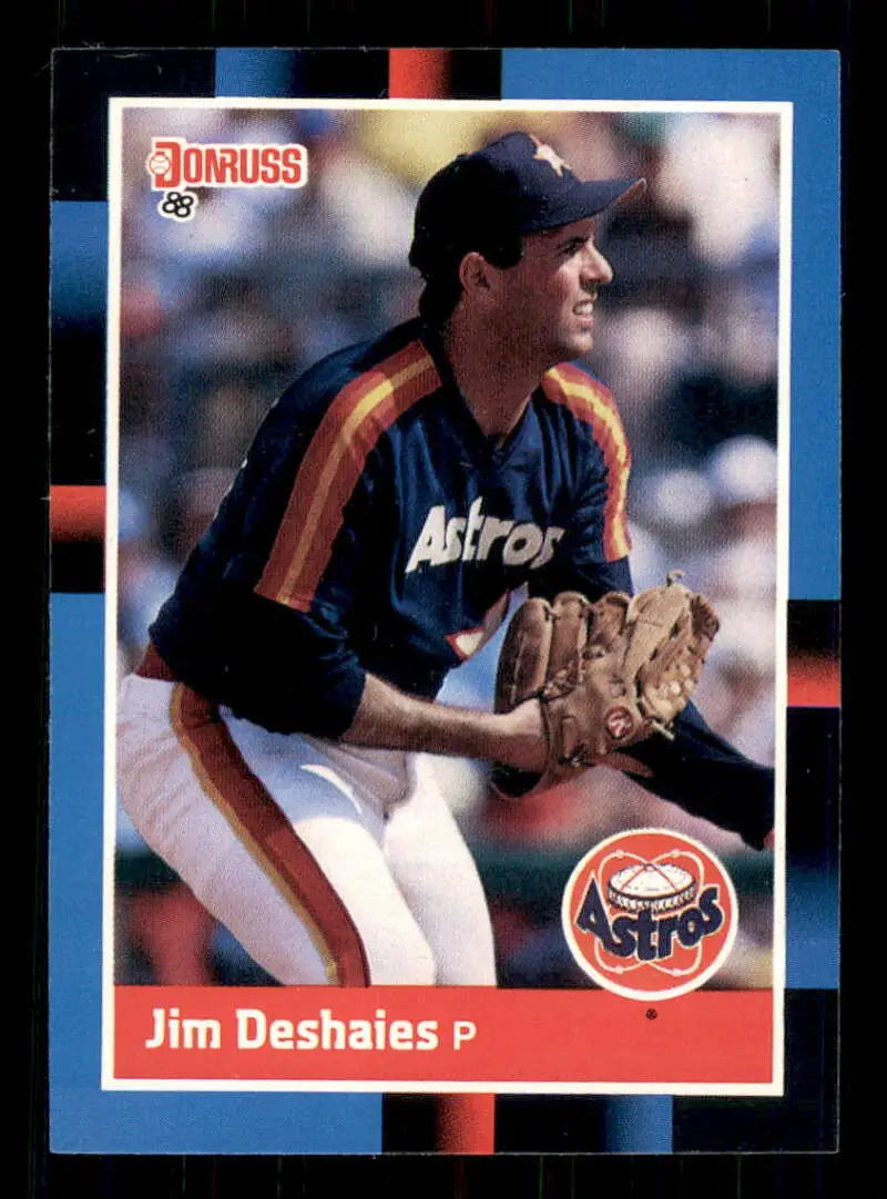 1988 Donruss #85 Jim Deshaies NM-MT Houston Astros Baseball Card - Baseball Card Single