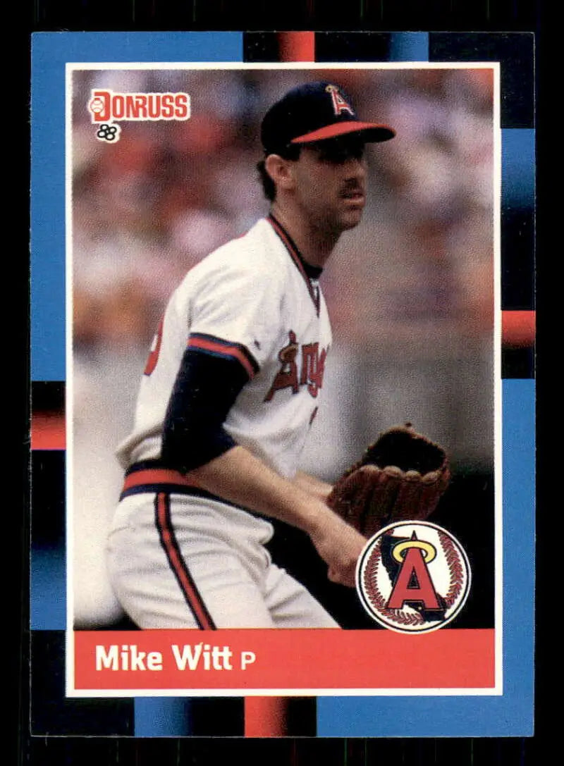 1988 Donruss #86 Mike Witt NM-MT California Angels Baseball Card - Baseball Card Single