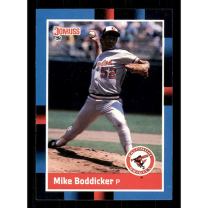 1988 Donruss #89 Mike Boddicker EX Baltimore Orioles Baseball Card