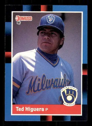 1988 Donruss #90 Teddy Higuera NM Near Mint Brewers - Baseball Card Single