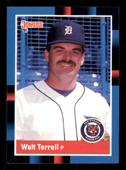 1988 Donruss #91 Walt Terrell NM-MT Detroit Tigers Baseball Card - Baseball Card Single