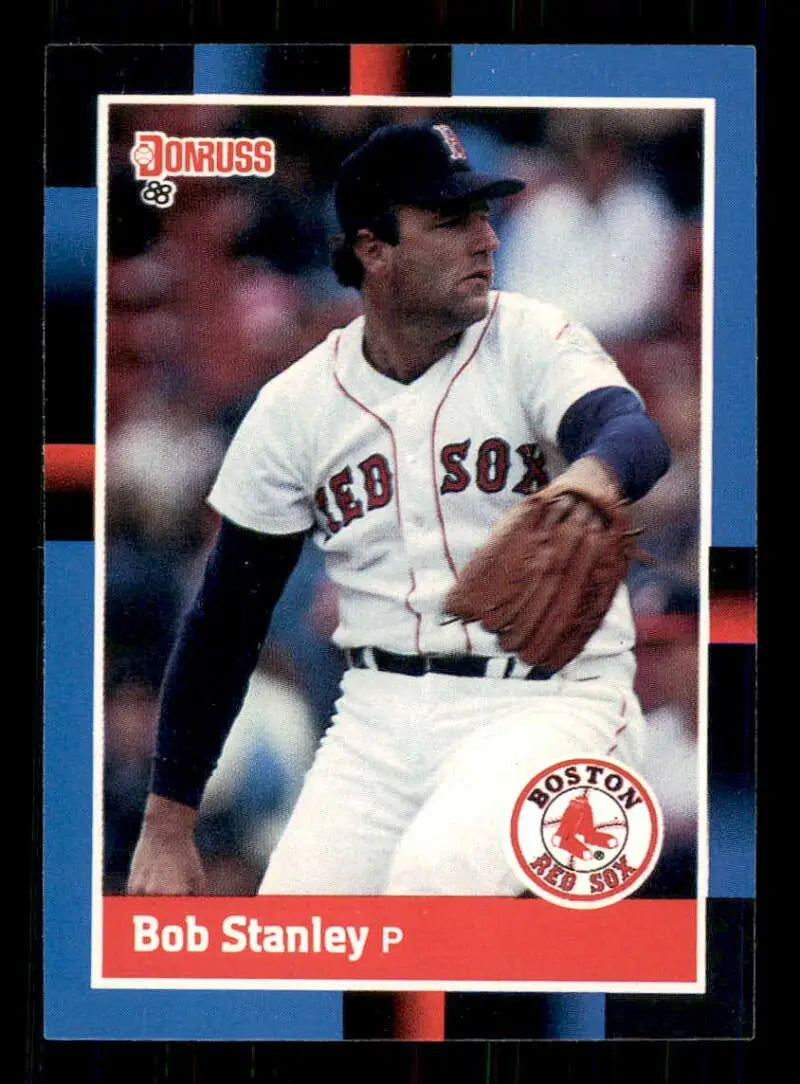 1988 Donruss #92 Bob Stanley NM-MT Boston Red Sox Baseball Card - Baseball Card Single