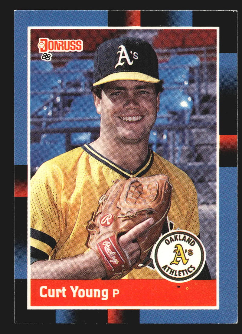 1988 Donruss #97 Curt Young Oakland Athletics - Baseball Card Single