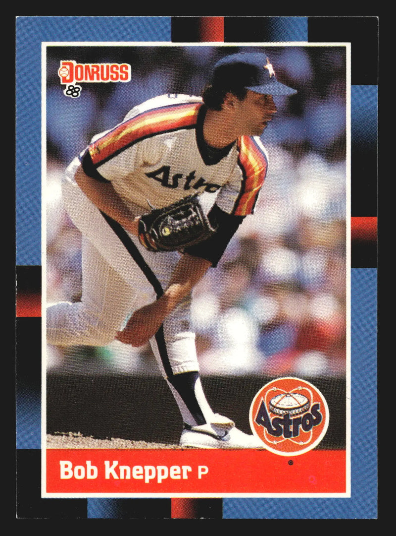 1988 Donruss Bob Knepper #138 Houston Astros - Baseball Card Single