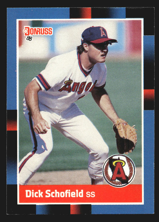 1988 Donruss Dick Schofield #233 California Angels - Baseball Card Single