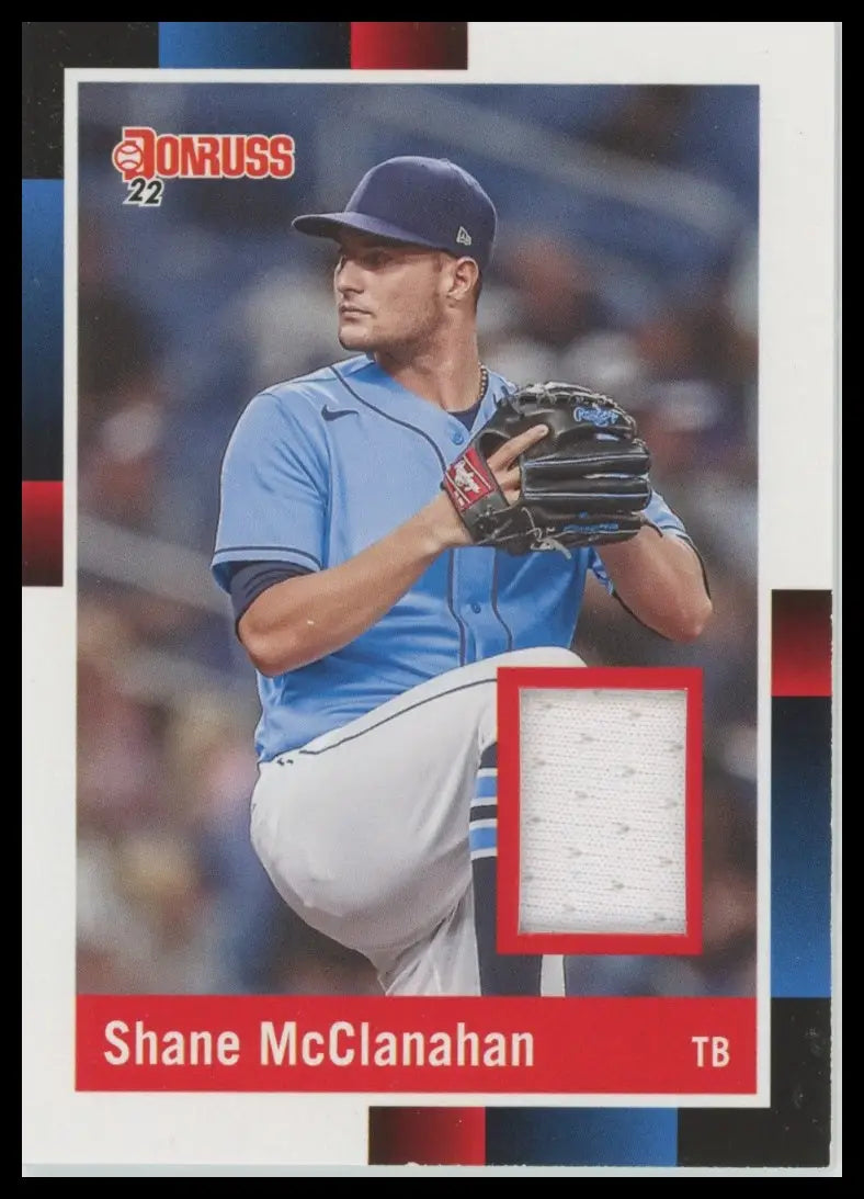 1988 Donruss - Retro 1988 Materials Shane McClanahan R88M-SH Tampa Bay Rays LP - Baseball Card Single