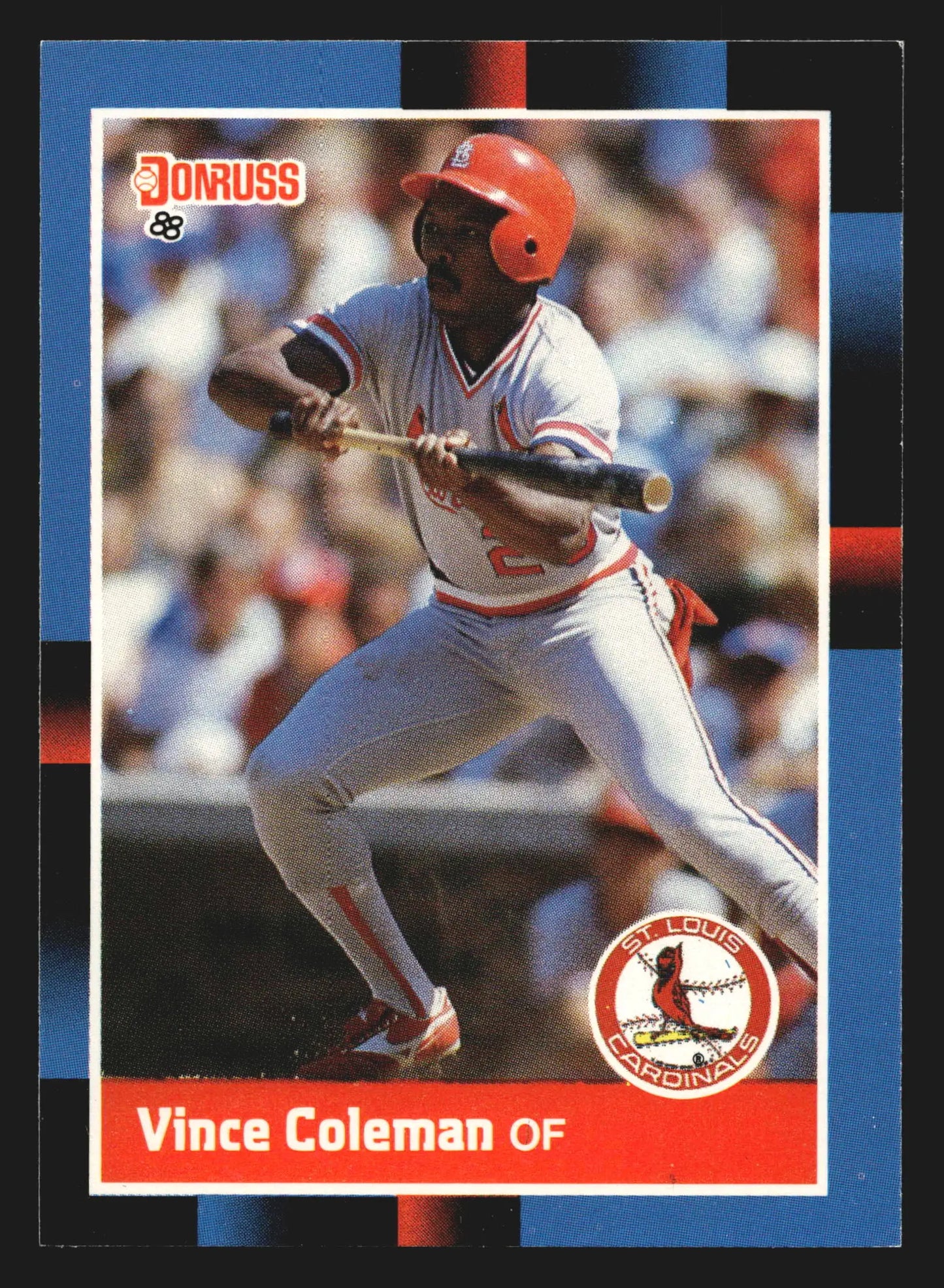 1988 Donruss Vince Coleman #293 St. Louis Cardinals - Baseball Card Single