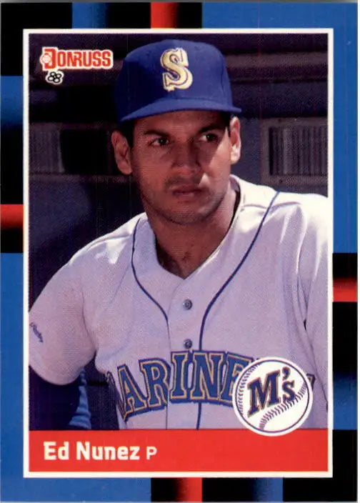 1988 Ed Nunez Donruss Baseball Card #445 - Baseball Card Single