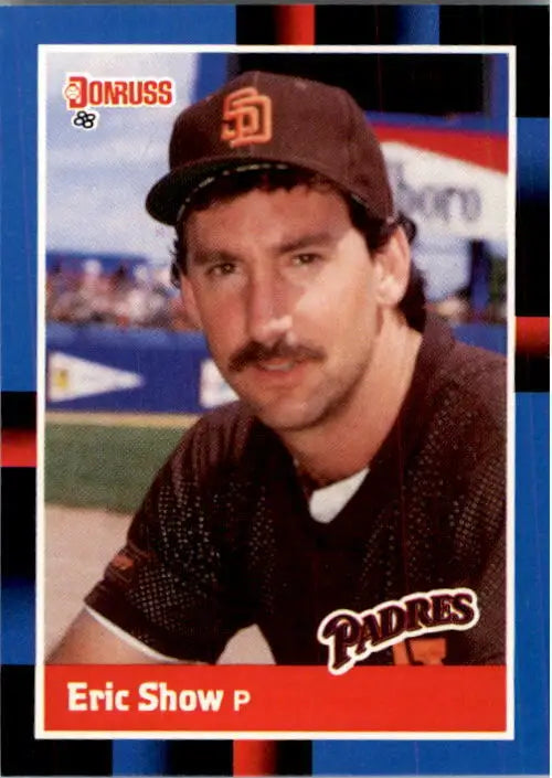 1988 Eric Show Donruss Baseball Card #387 - Baseball Card Single