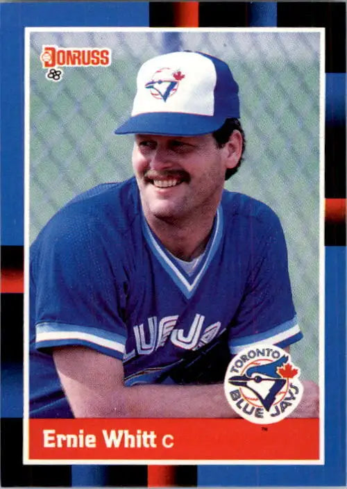 1988 Ernie Whitt Donruss Baseball Card #394 - Baseball Card Single