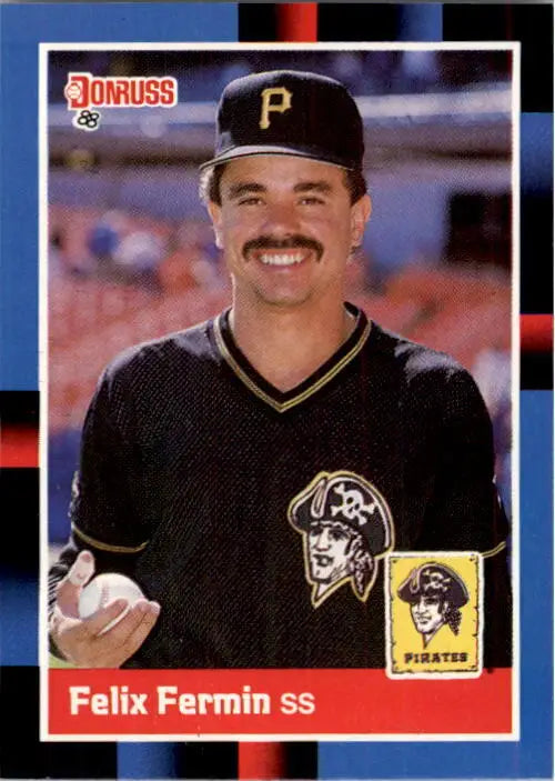 1988 Felix Fermin Donruss Baseball Card #144 - Baseball Card Single