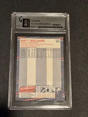 1988 Fleer #101 Matt Williams Other 10 - Baseball Card Single