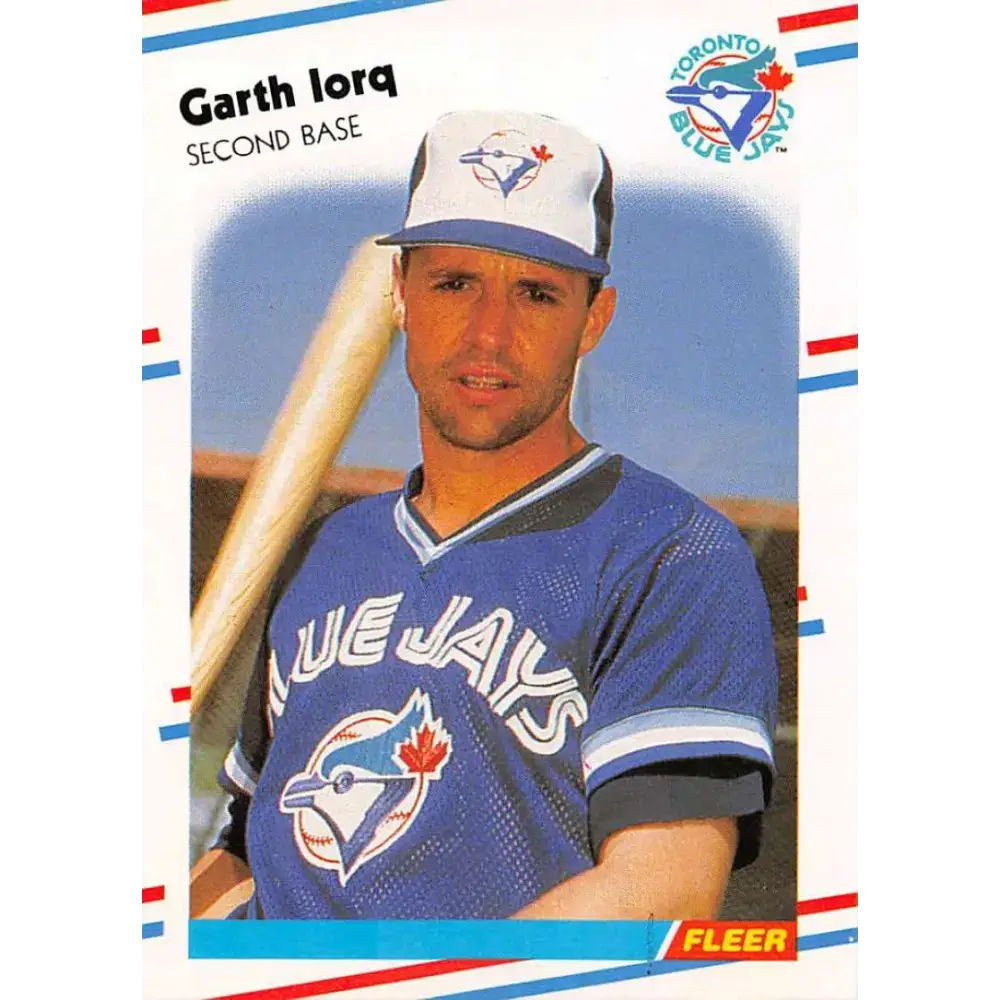 1988 Fleer #113b Garth Iorg EX Excellent Toronto Blue Jays Baseball Card - Baseball Card Single