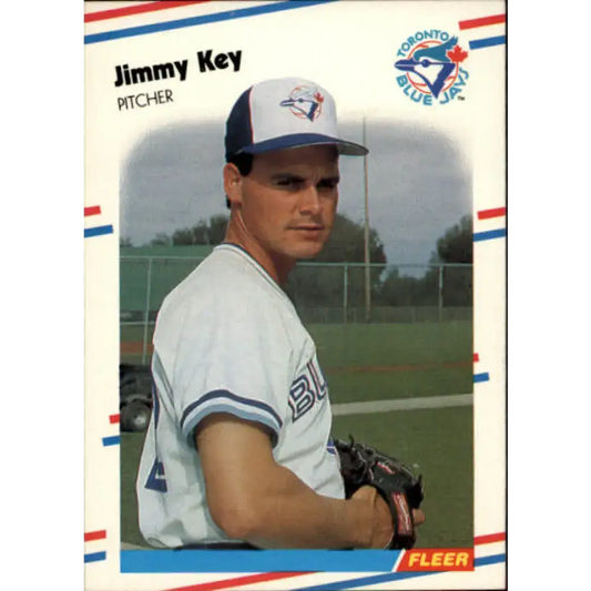 1988 Fleer #114 Jimmy Key EX Excellent Toronto Blue Jays Baseball Card