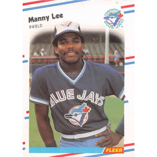 1988 Fleer #116 Manuel Lee EX Excellent Toronto Blue Jays Baseball Card
