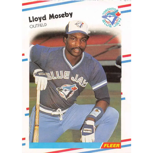 1988 Fleer #119 Lloyd Moseby EX Excellent Toronto Blue Jays Baseball Card
