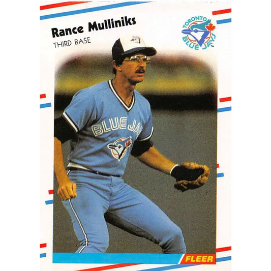1988 Fleer #120 Rance Mulliniks EX Excellent Toronto Blue Jays Baseball Card