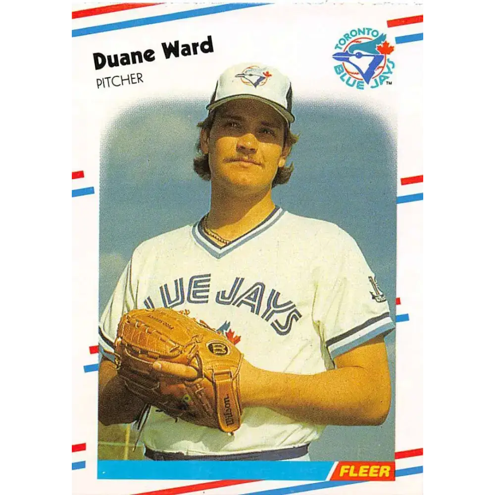 1988 Fleer #125 Duane Ward EX Excellent Toronto Blue Jays Baseball Card - Baseball Card Single