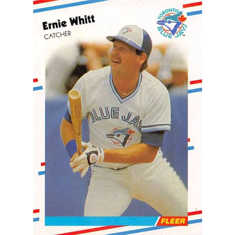 1988 Fleer #126 Ernie Whitt EX Excellent Toronto Blue Jays Baseball Card - Baseball Card Single
