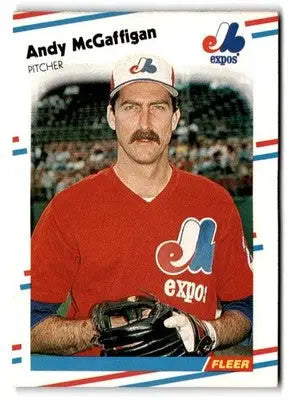 1988 Fleer #190 Andy McGaffigan - Baseball Card Single