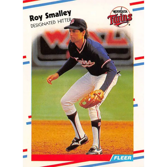 1988 Fleer #22 Roy Smalley EX Excellent Minnesota Twins Baseball Card