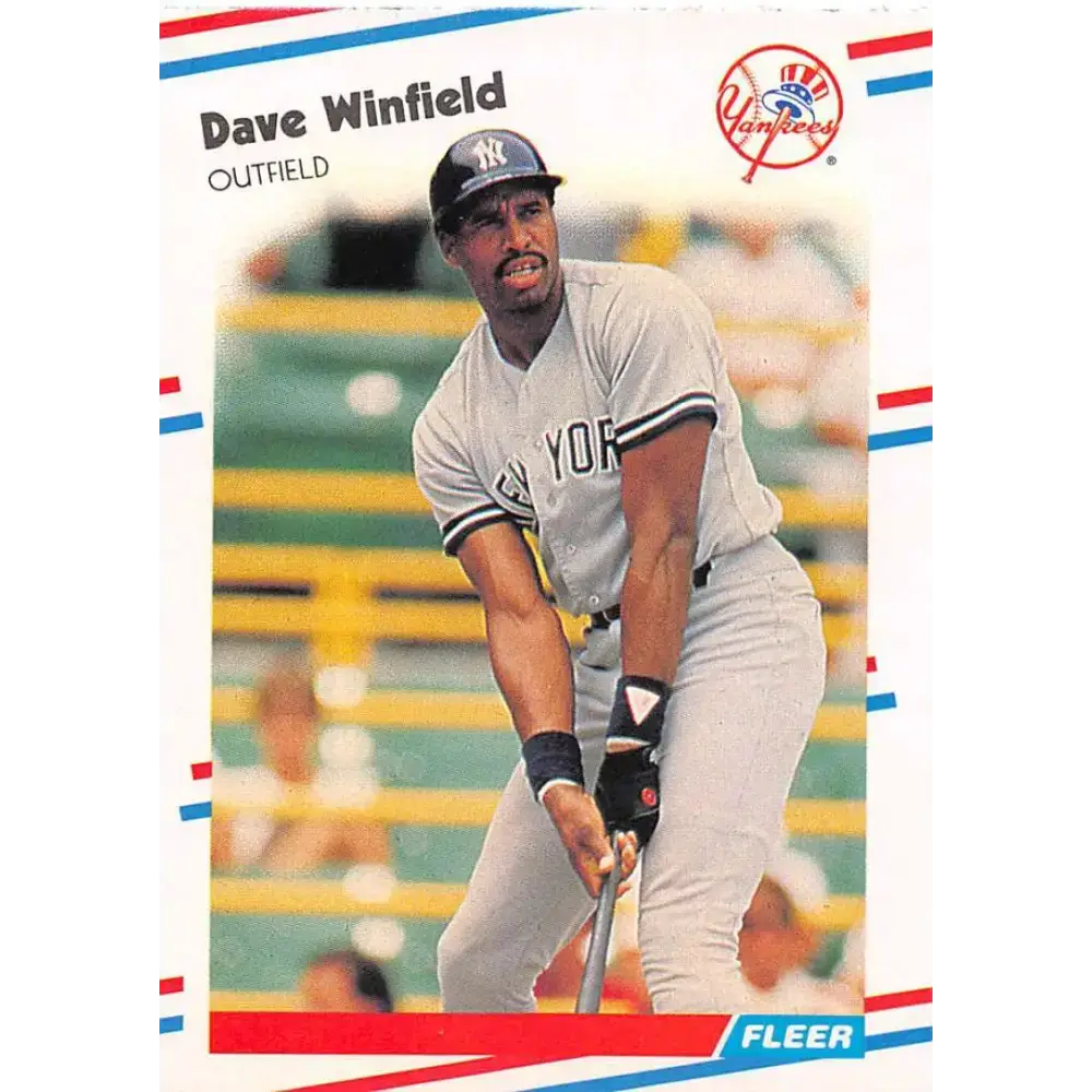 1988 Fleer #226 Dave Winfield EX Excellent New York Yankees Baseball Card - Baseball Card Single