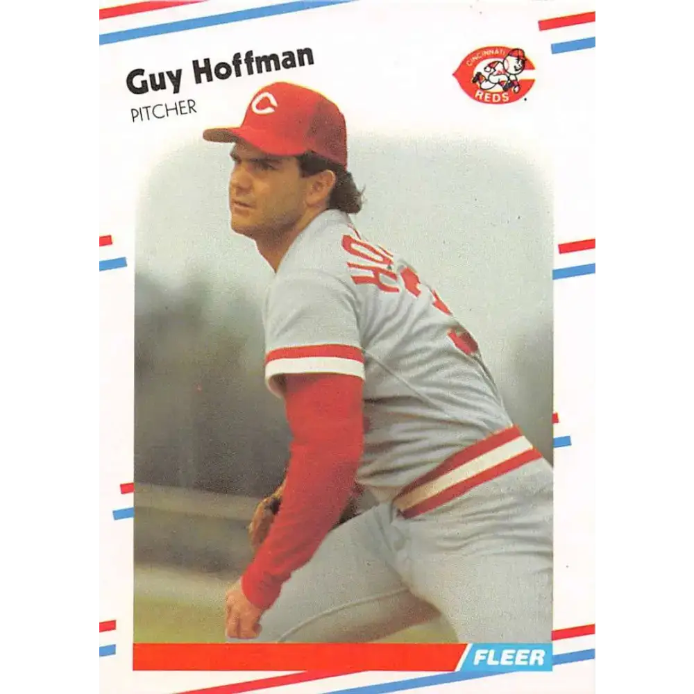 1988 Fleer #235 Guy Hoffman EX Excellent Cincinnati Reds Baseball Card - Baseball Card Single