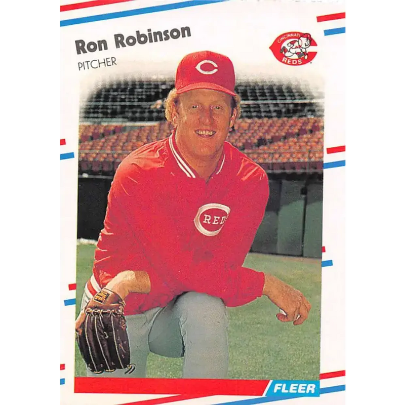 1988 Fleer #247 Ron Robinson EX Excellent Cincinnati Reds Baseball Card - Baseball Card Single