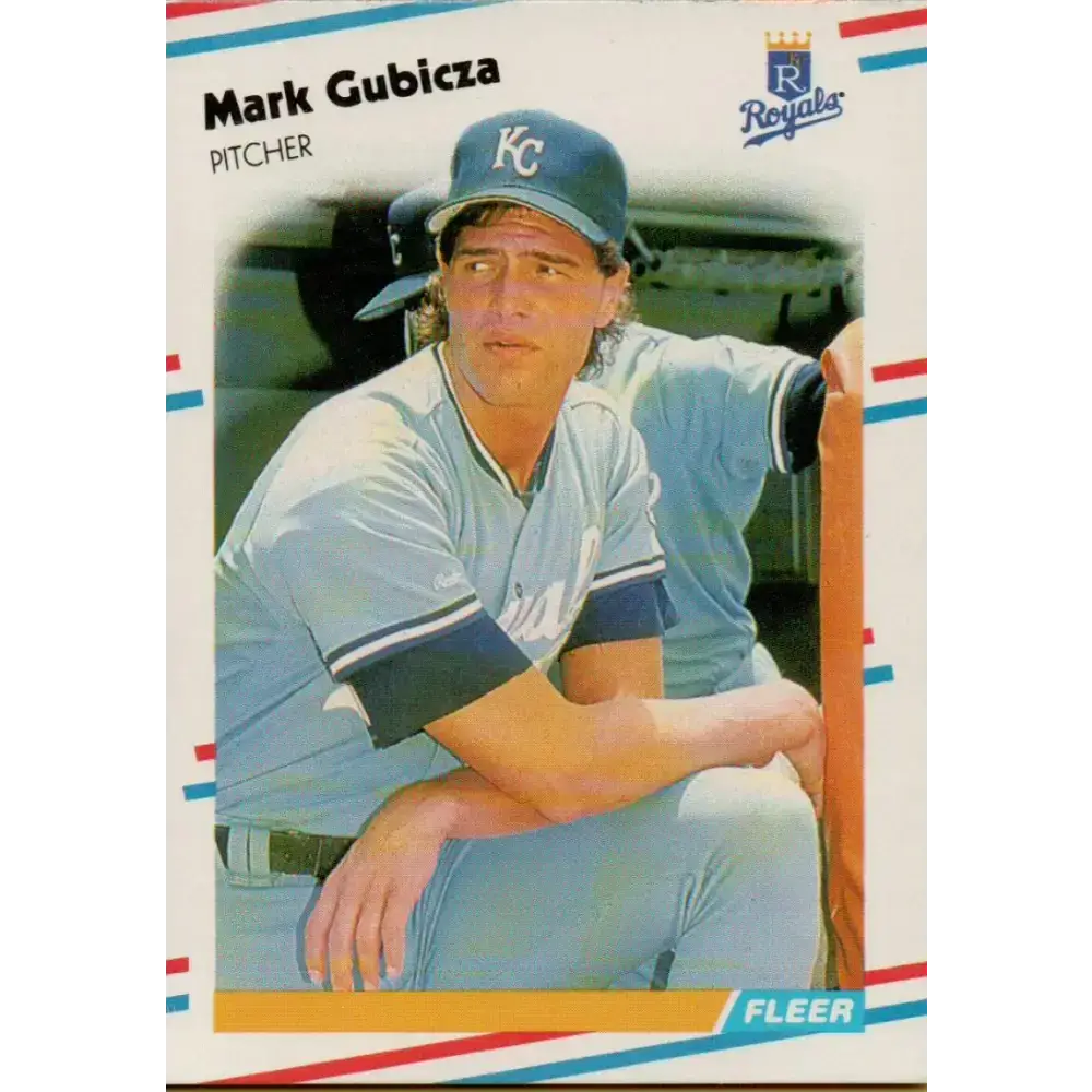 1988 Fleer #259 Mark Gubicza EX Excellent Kansas City Royals Baseball Card - Baseball Card Single