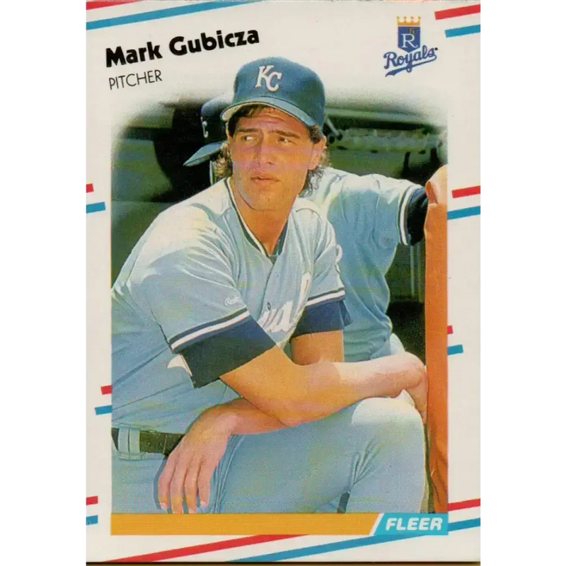 1988 Fleer #259 Mark Gubicza EX Excellent Kansas City Royals Baseball Card - Baseball Card Single