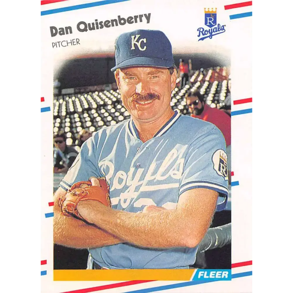 1988 Fleer #267 Dan Quisenberry EX Excellent Kansas City Royals Baseball Card - Baseball Card Single