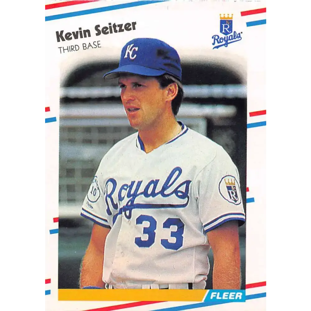 1988 Fleer #270 Kevin Seitzer EX Excellent Kansas City Royals Baseball Card - Baseball Card Single