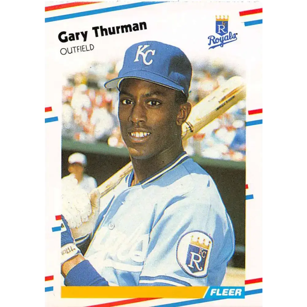 1988 Fleer #272 Gary Thurman EX Excellent Kansas City Royals Baseball Card - Baseball Card Single