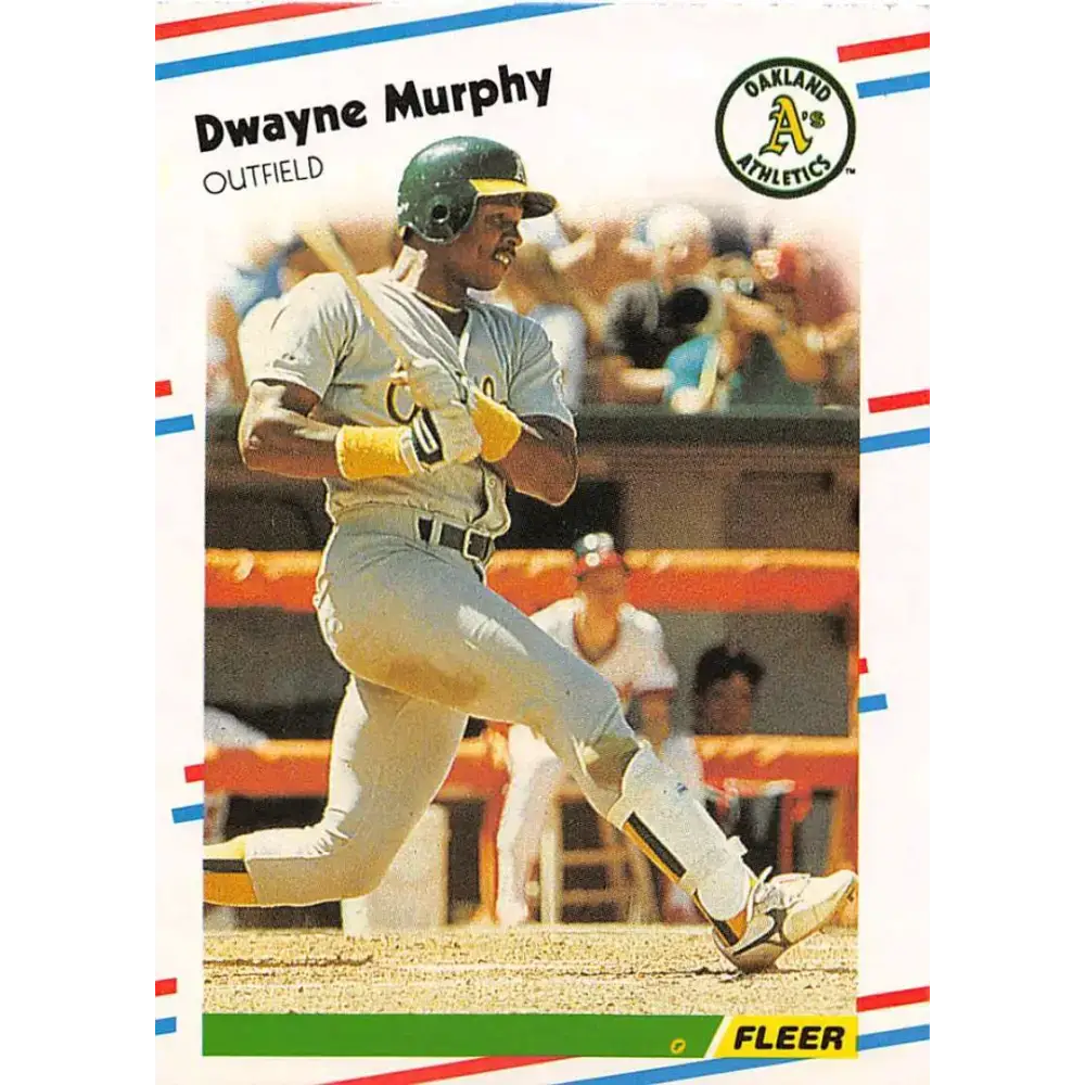 1988 Fleer #287 Dwayne Murphy EX Excellent Oakland Athletics Baseball Card - Baseball Card Single