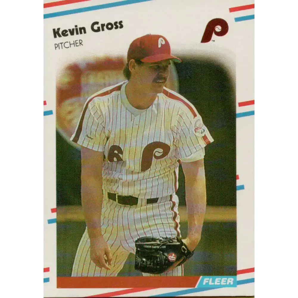 1988 Fleer #303 Kevin Gross EX Excellent Philadelphia Phillies Baseball Card