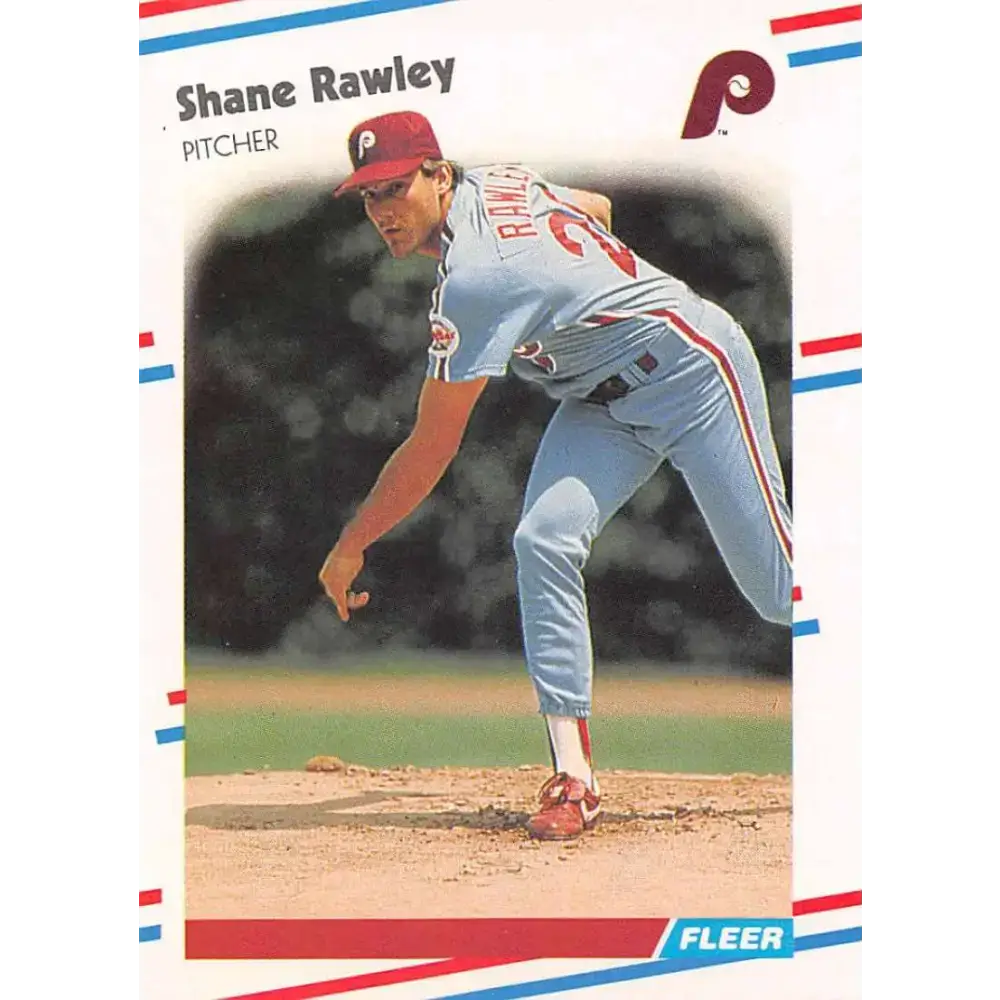 1988 Fleer #311 Shane Rawley EX Excellent Philadelphia Phillies Baseball Card - Baseball Card Single