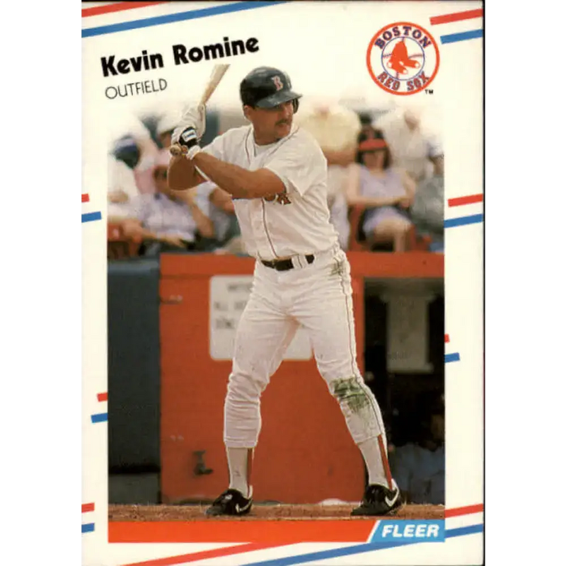 1988 Fleer #363 Kevin Romine EX Excellent Boston Red Sox Baseball Card - Baseball Card Single