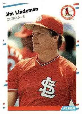 1988 Fleer #39 Jim Lindeman - Baseball Card Single