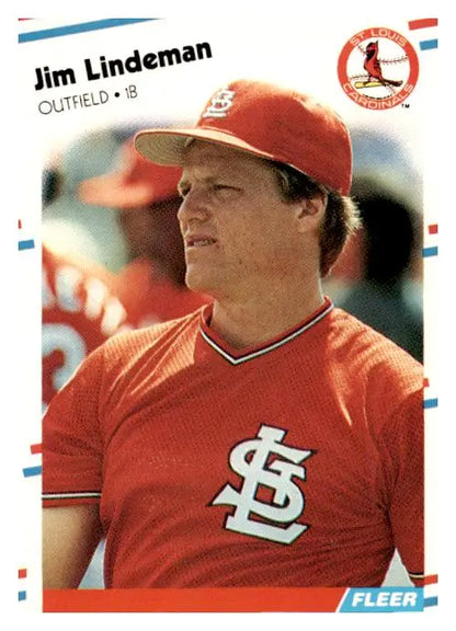 1988 Fleer #39 Jim Lindeman - Trading Card