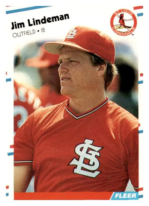 1988 Fleer #39 Jim Lindeman - Baseball Card Single