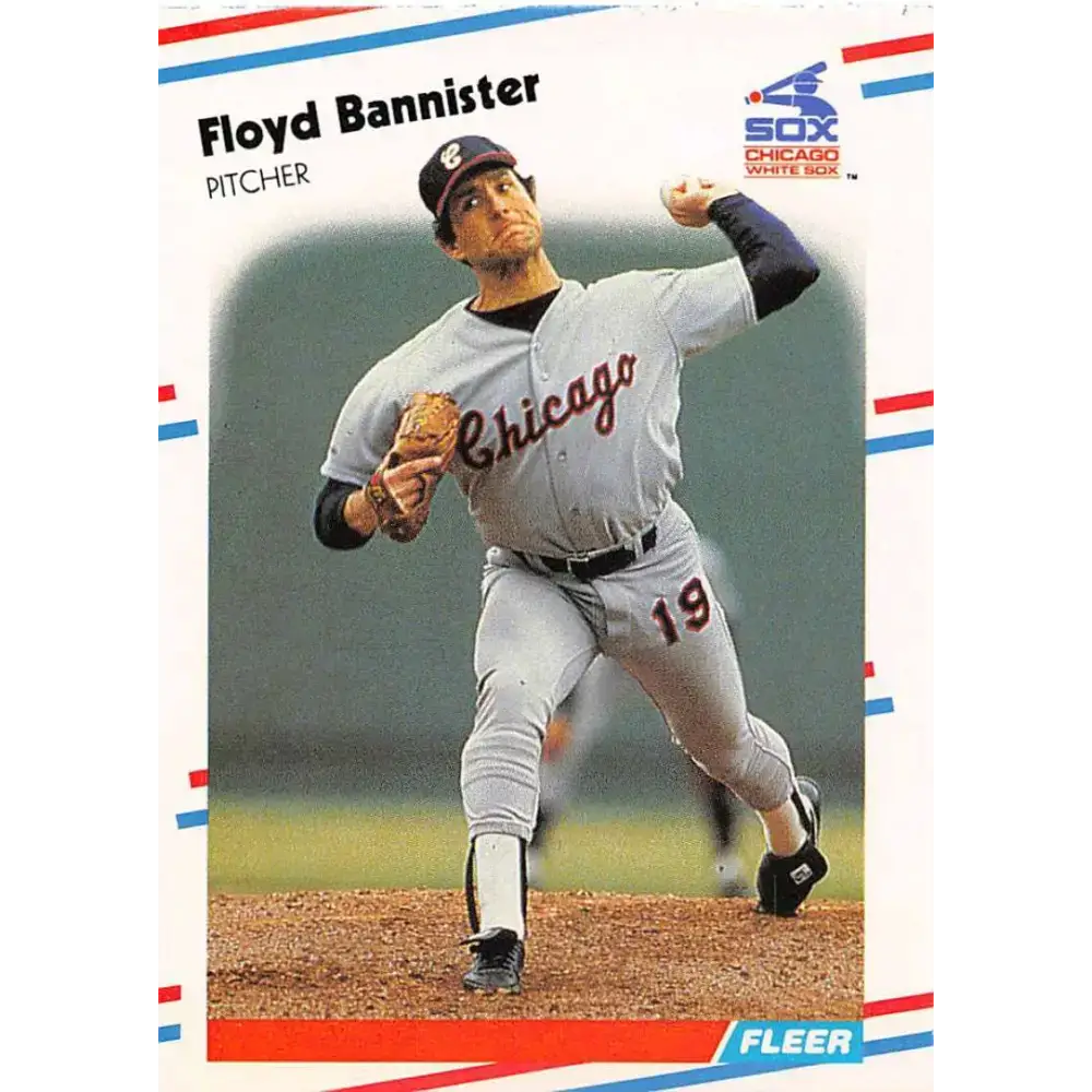 1988 Fleer #392 Floyd Bannister EX Excellent Chicago White Sox Baseball Card - Baseball Card Single
