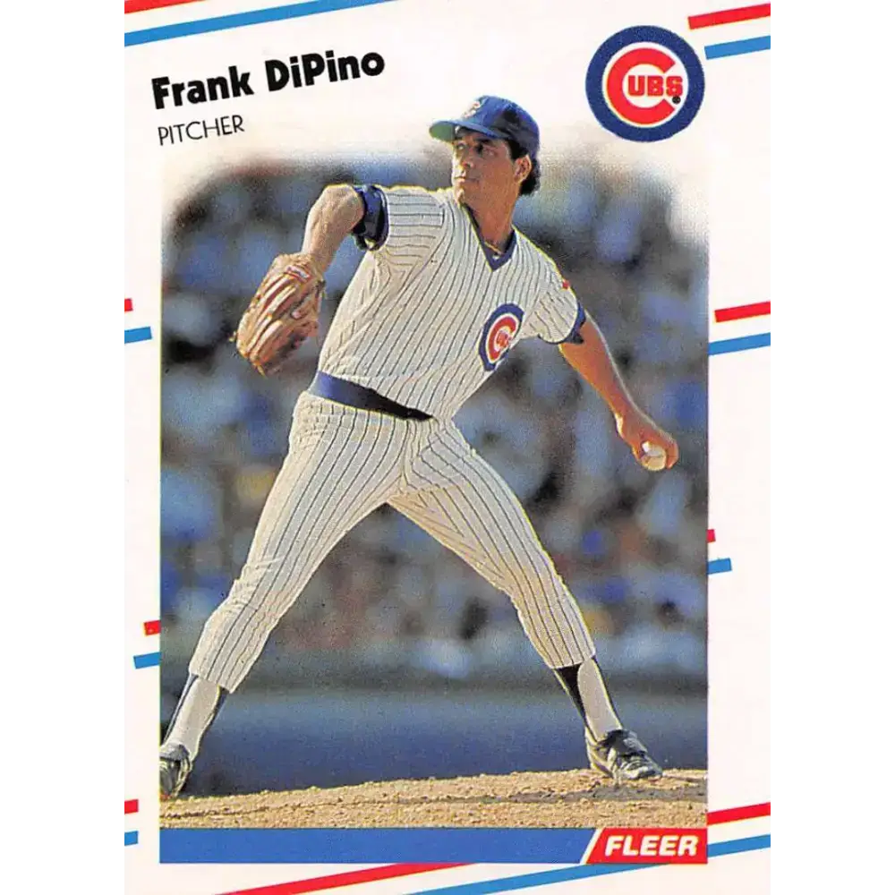 1988 Fleer #418 Frank DiPino EX Excellent Chicago Cubs Baseball Card - Baseball Card Single