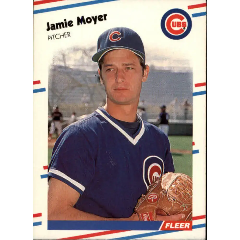 1988 Fleer #426 Jamie Moyer EX Excellent Chicago Cubs Baseball Card - Baseball Card Single