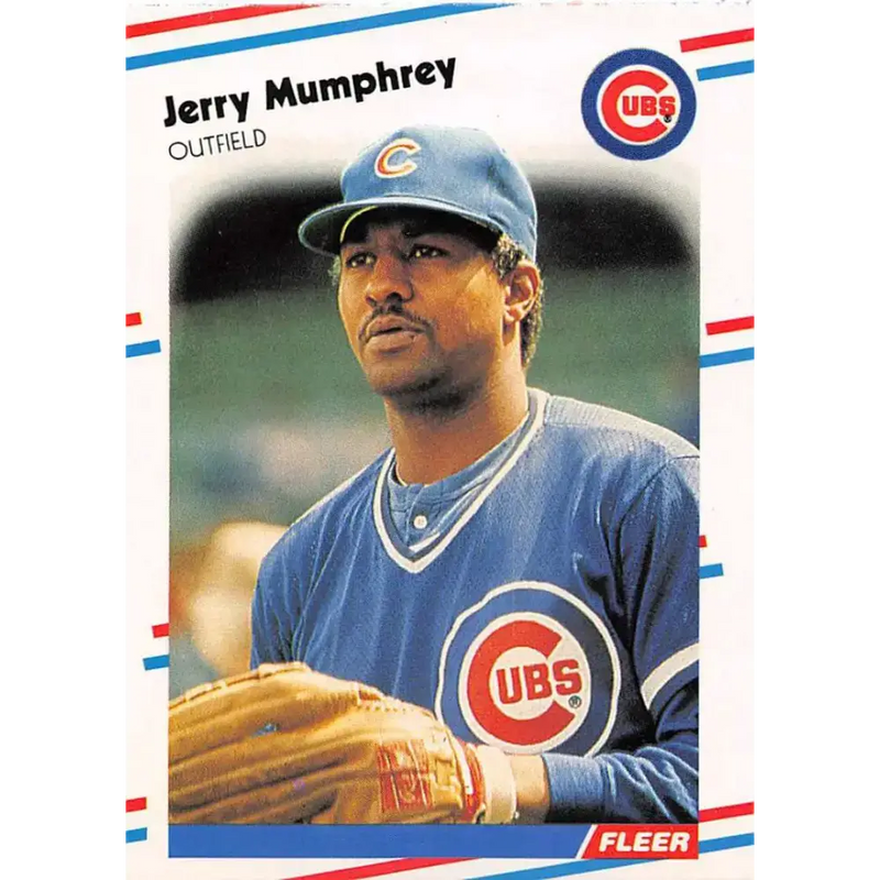 1988 Fleer #427 Jerry Mumphrey EX Excellent Chicago Cubs Baseball Card - Baseball Card Single