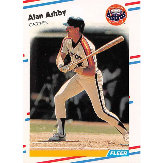 1988 Fleer #439 Alan Ashby EX Excellent Houston Astros Baseball Card