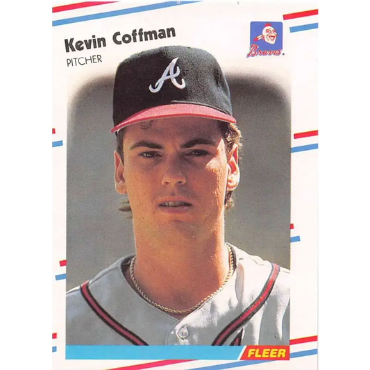 1988 Fleer #536 Kevin Coffman EX Excellent RC Rookie Atlanta Braves Baseball Card