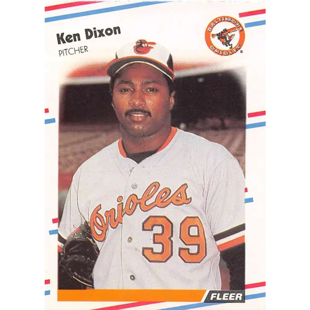 1988 Fleer #557 Ken Dixon EX Excellent Baltimore Orioles Baseball Card - Baseball Card Single