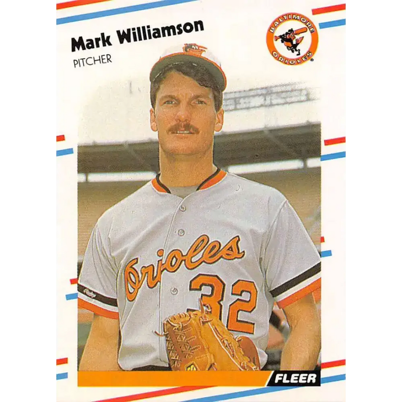 1988 Fleer #574 Mark Williamson EX Excellent Baltimore Orioles Baseball Card - Baseball Card Single