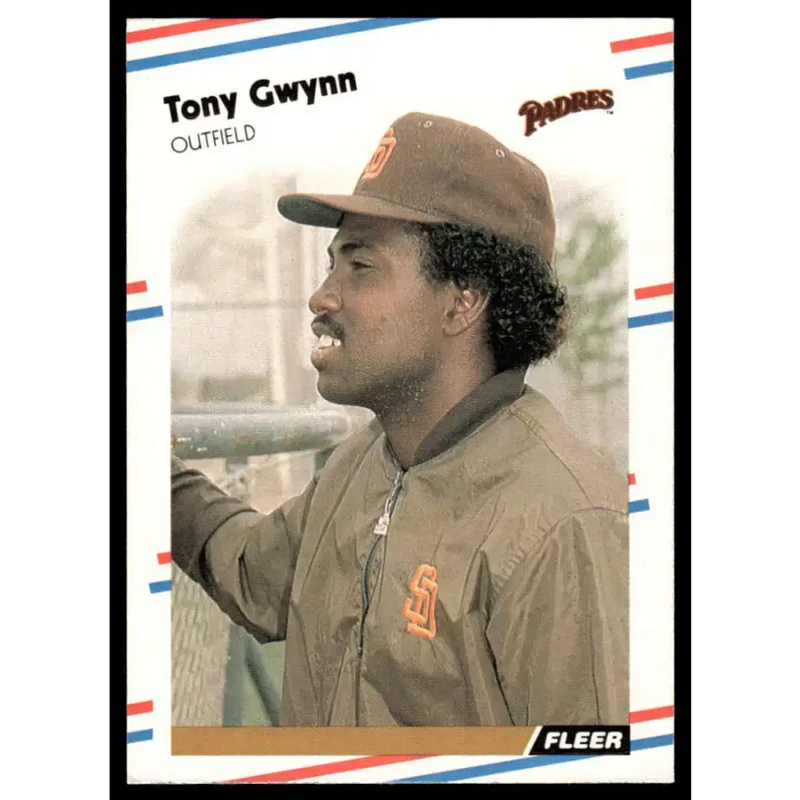 1988 Fleer #585 Tony Gwynn NM/MT San Diego Padres Baseball Card - Baseball Card Single